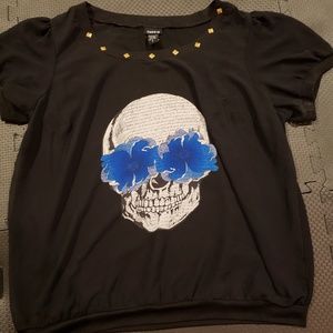 Sheer Skull Top